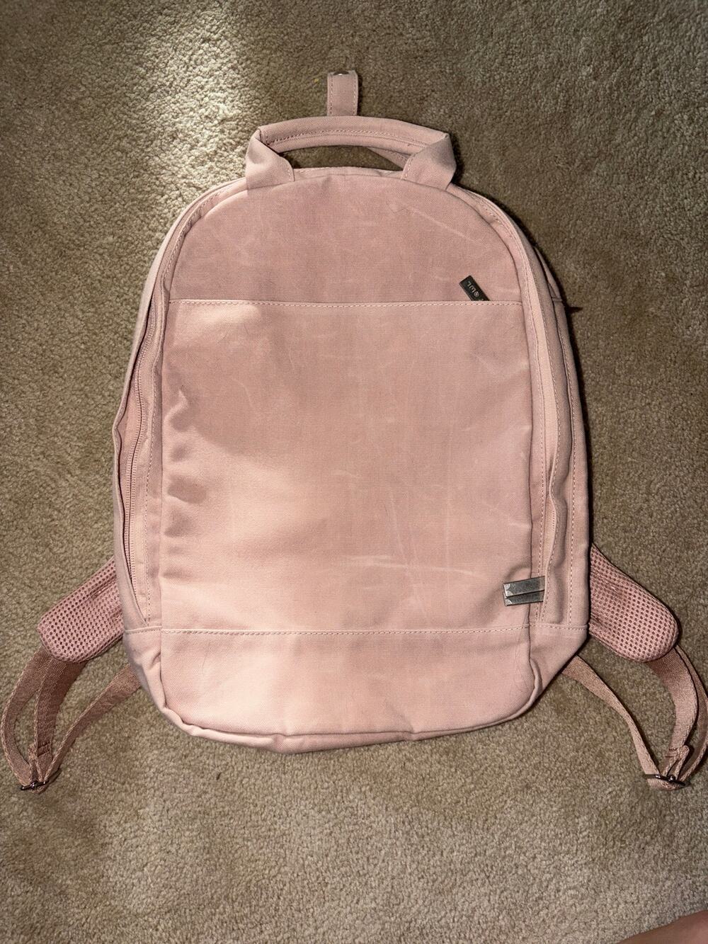 NWOT DAY OWL Pink Slim Backpack Pro Pink Sustainable Laptop MultiUse Bag